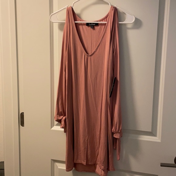 Lulus Mauve/Pink Shift Dress - Picture 1 of 4